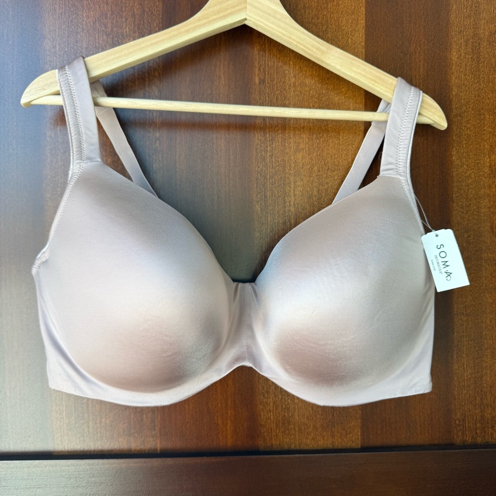 Women’s Soma Adobe Rose Stunning Support Smooth Balconette Size 40G